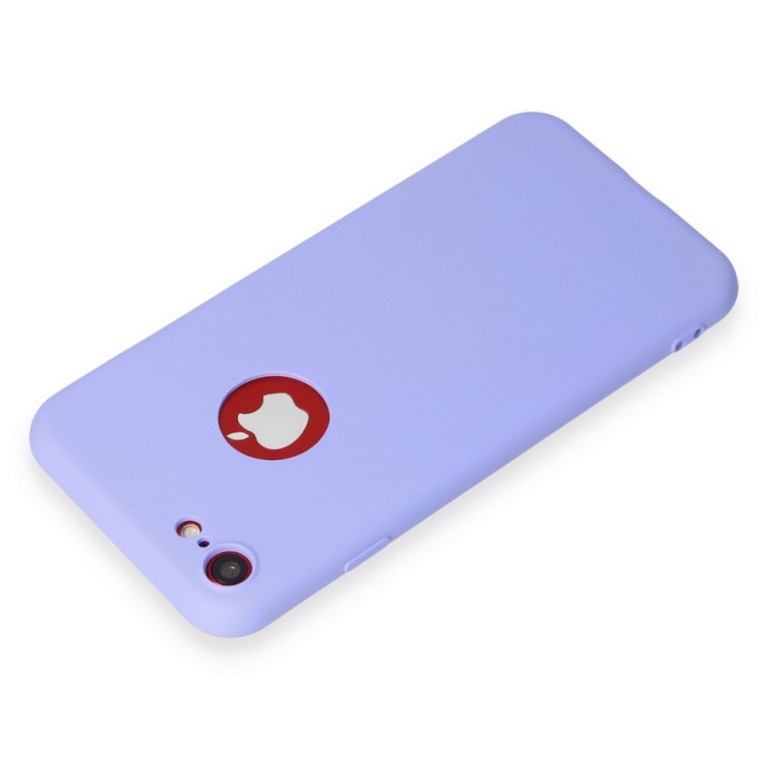  iPhone SE 2020 Kılıf First Silikon - Lila