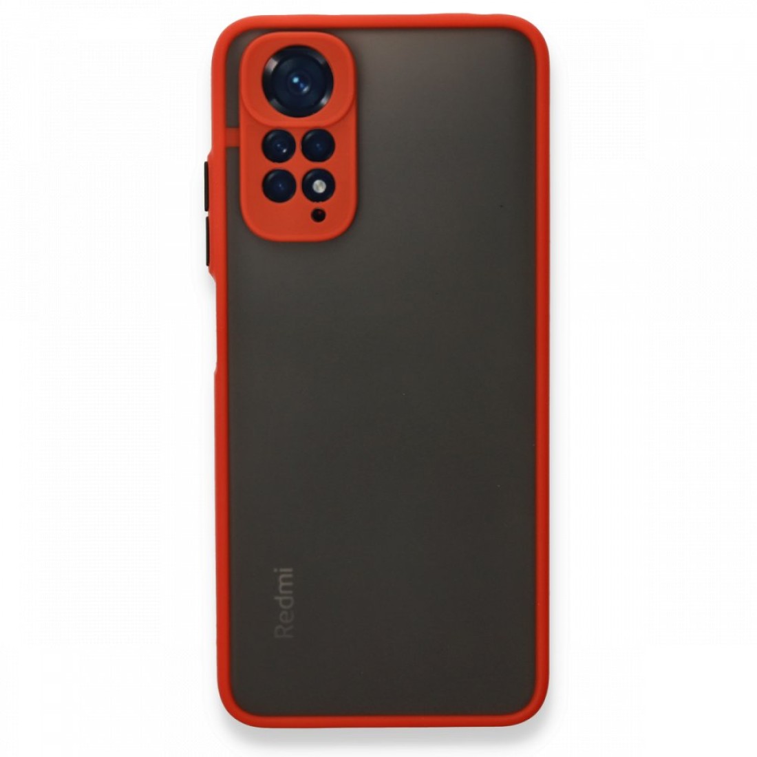  Xiaomi Redmi Note 11 Kılıf Montreal Silikon Kapak - Kırmızı