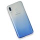  Samsung Galaxy A20 Kılıf Lüx Çift Renkli Silikon - Mavi
