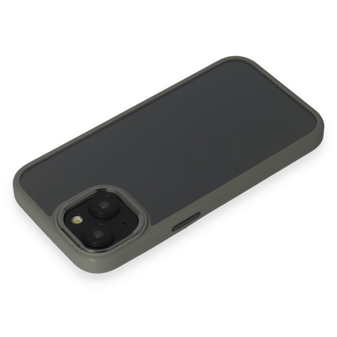  iPhone 15 Kılıf Power Silikon - Gri