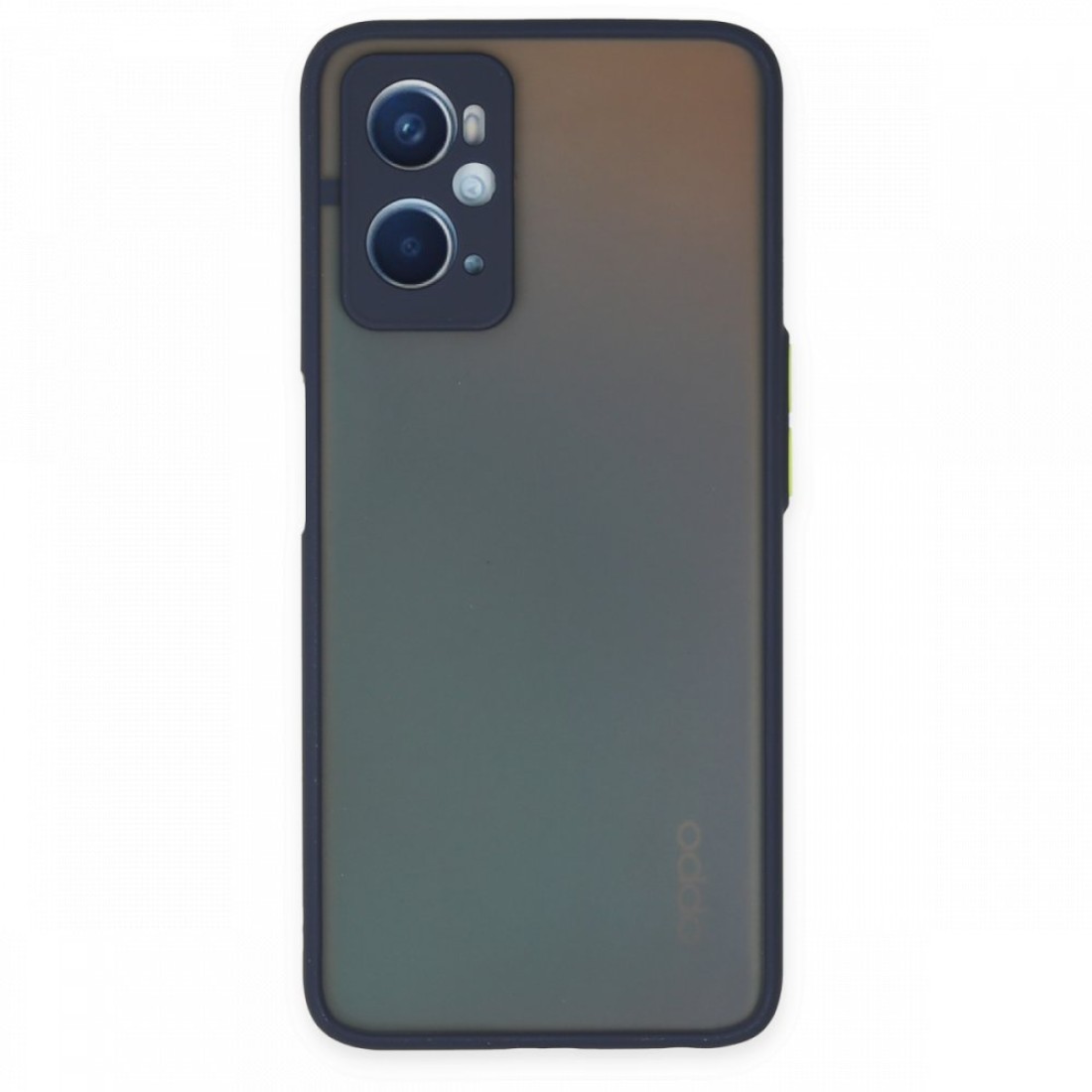  Oppo A96 Kılıf Montreal Silikon Kapak - Lacivert