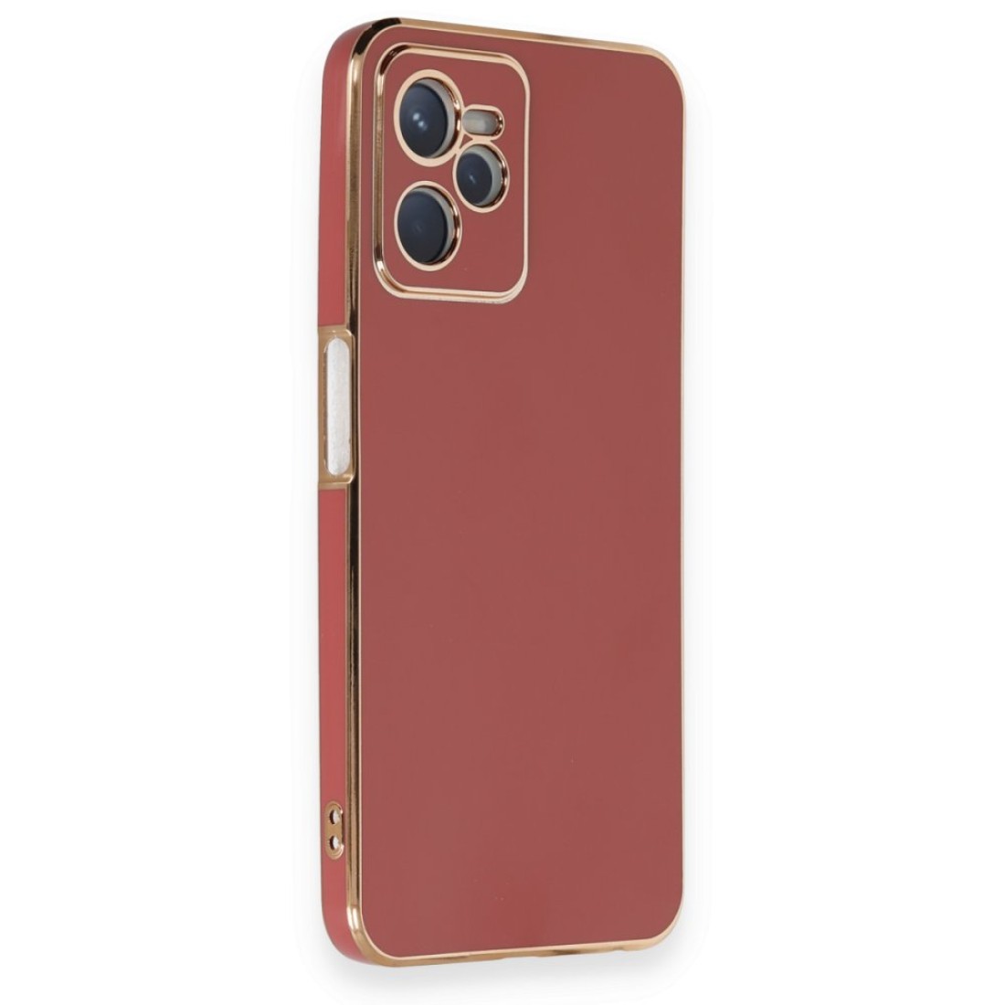  Realme C35 Kılıf Volet Silikon - Kırmızı