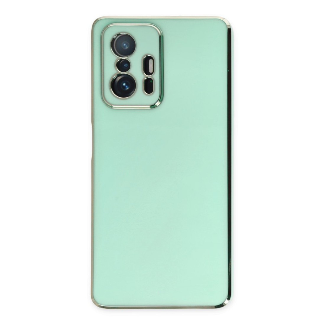  Xiaomi Mi 11T Pro Kılıf Volet Silikon - Açık Yeşil