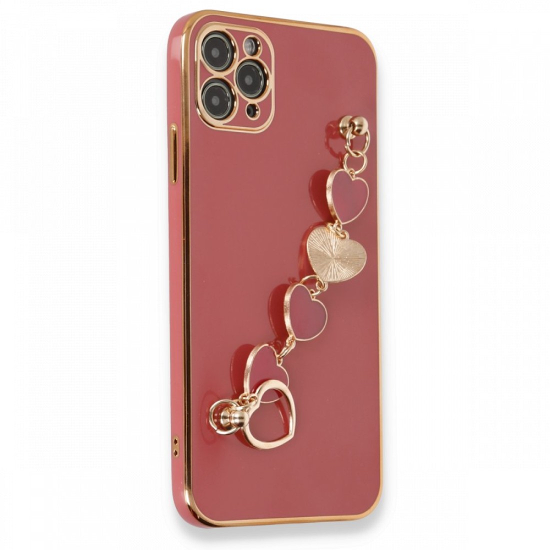  iPhone 11 Pro Kılıf Esila Silikon - Kırmızı