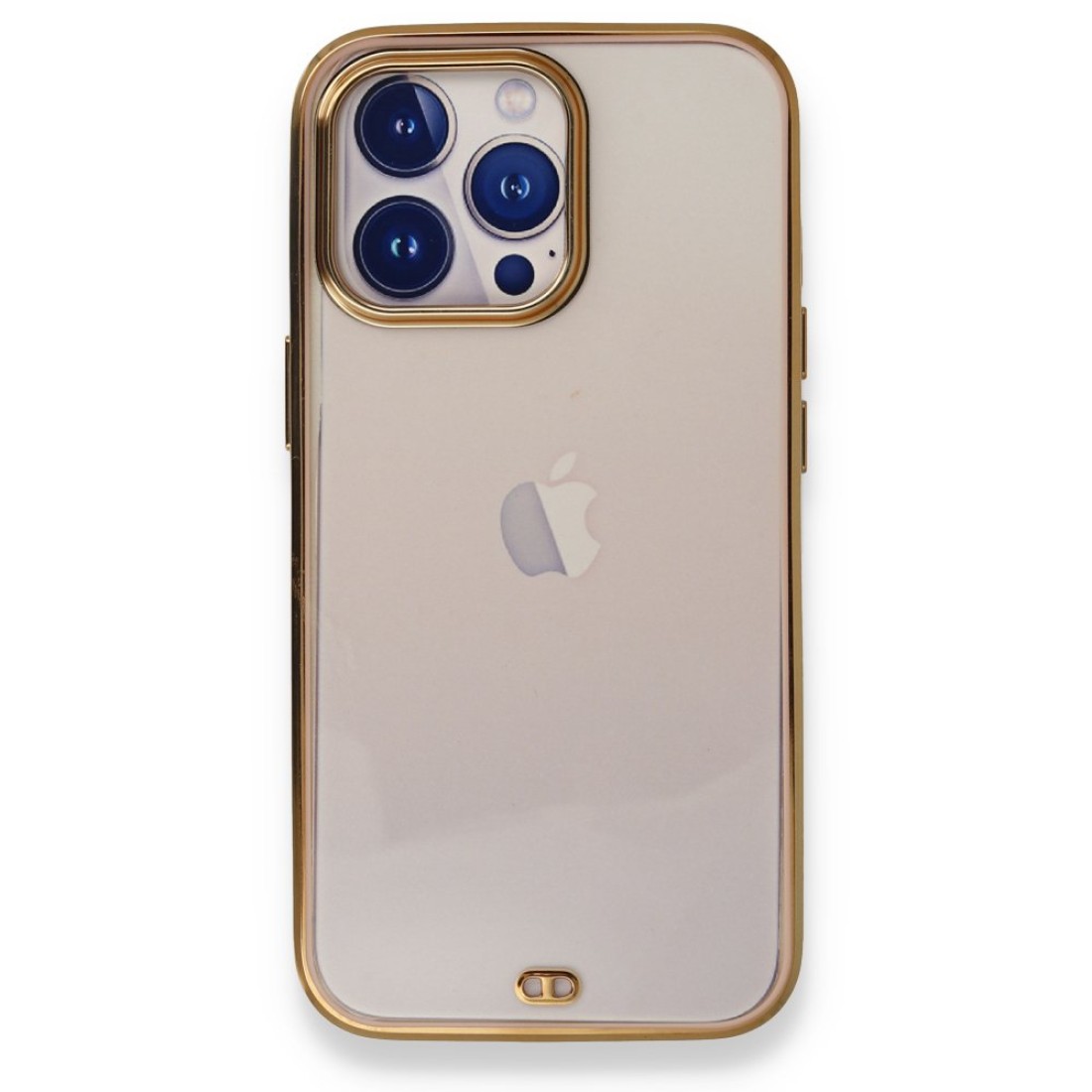  iPhone 13 Pro Max Kılıf Liva Silikon - Açık Pembe