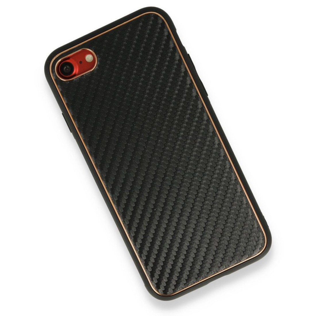 iPhone 7 Kılıf Coco Karbon Silikon - Siyah iPhone 7 Kılıf Coco Karbon Silikon - Siyah