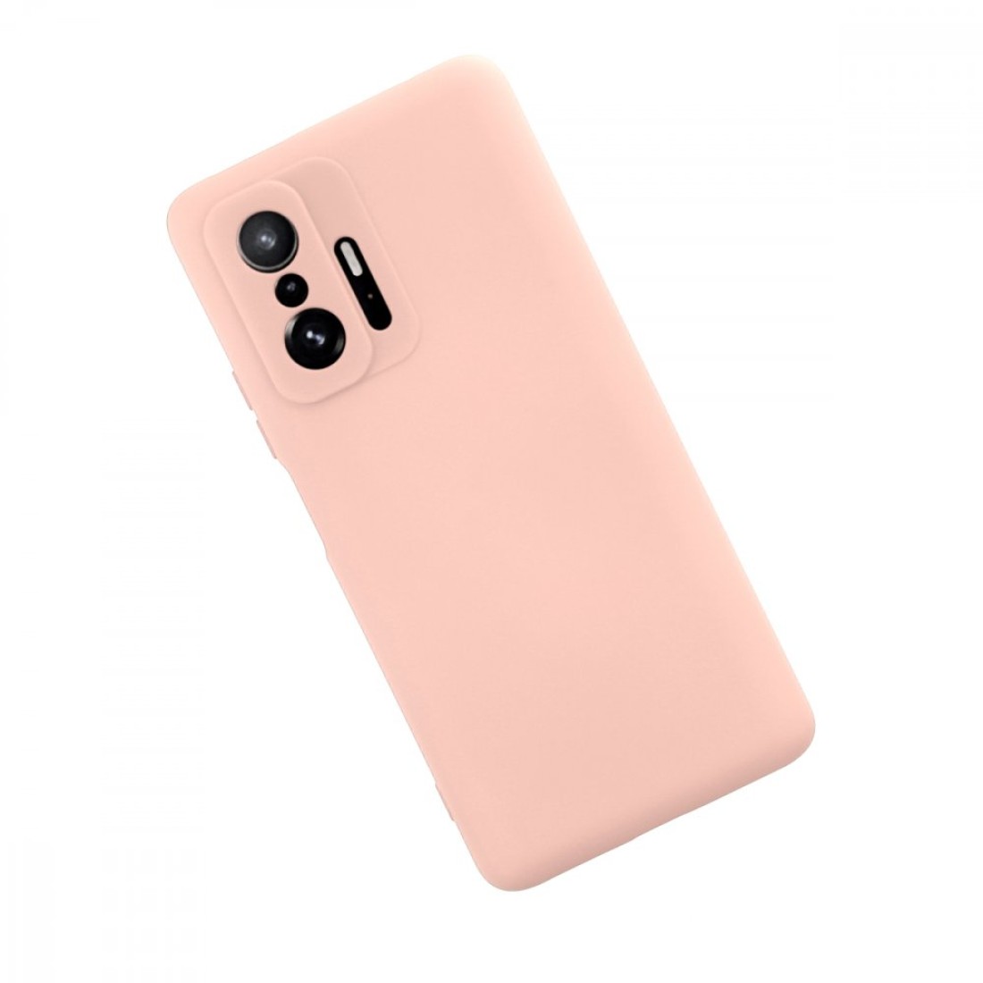  Xiaomi Mi 11T Kılıf Nano içi Kadife Silikon - Pudra