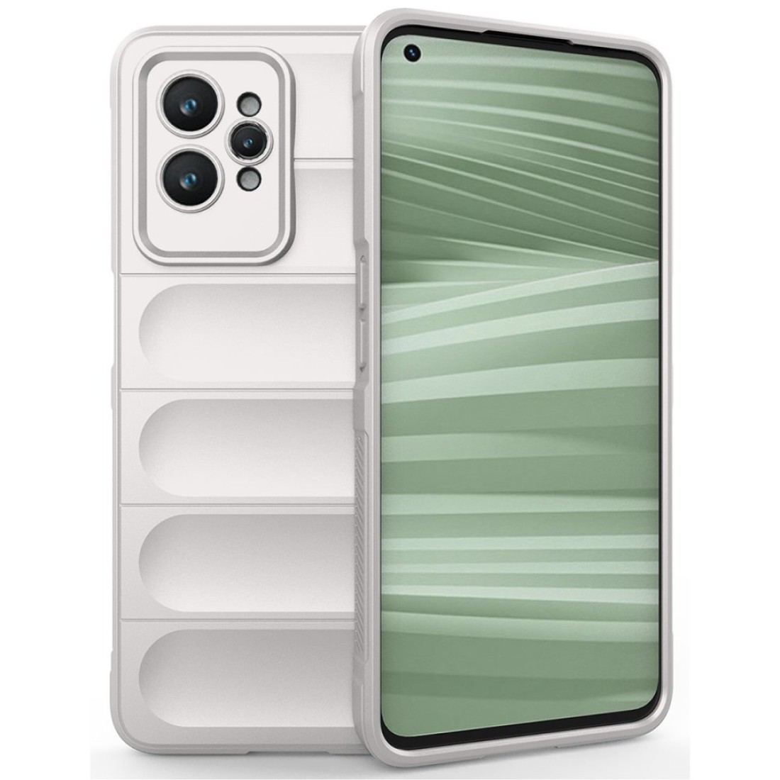  Realme GT2 Pro 5G Kılıf Optimum Silikon - Krem
