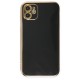  iPhone 12 Kılıf Volet Silikon - Siyah
