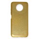 Xiaomi Redmi Note 9 5G Kılıf Simli Katmanlı Silikon - Gold Xiaomi Redmi Note 9 5G Kılıf Simli Katmanlı Silikon - Gold