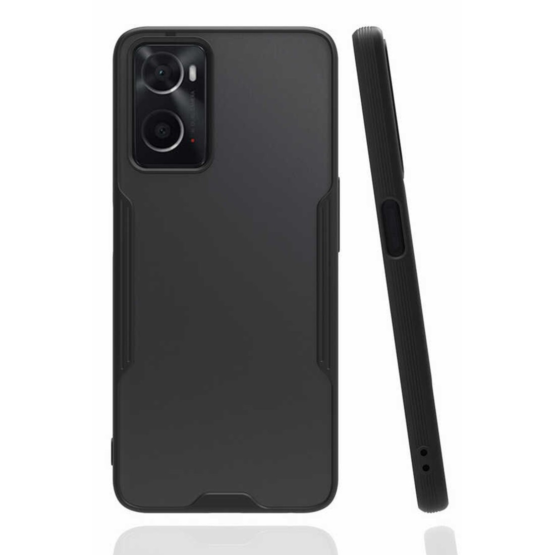 Oppo A96 Kılıf Platin Silikon - Siyah Oppo A96 Kılıf Platin Silikon - Siyah