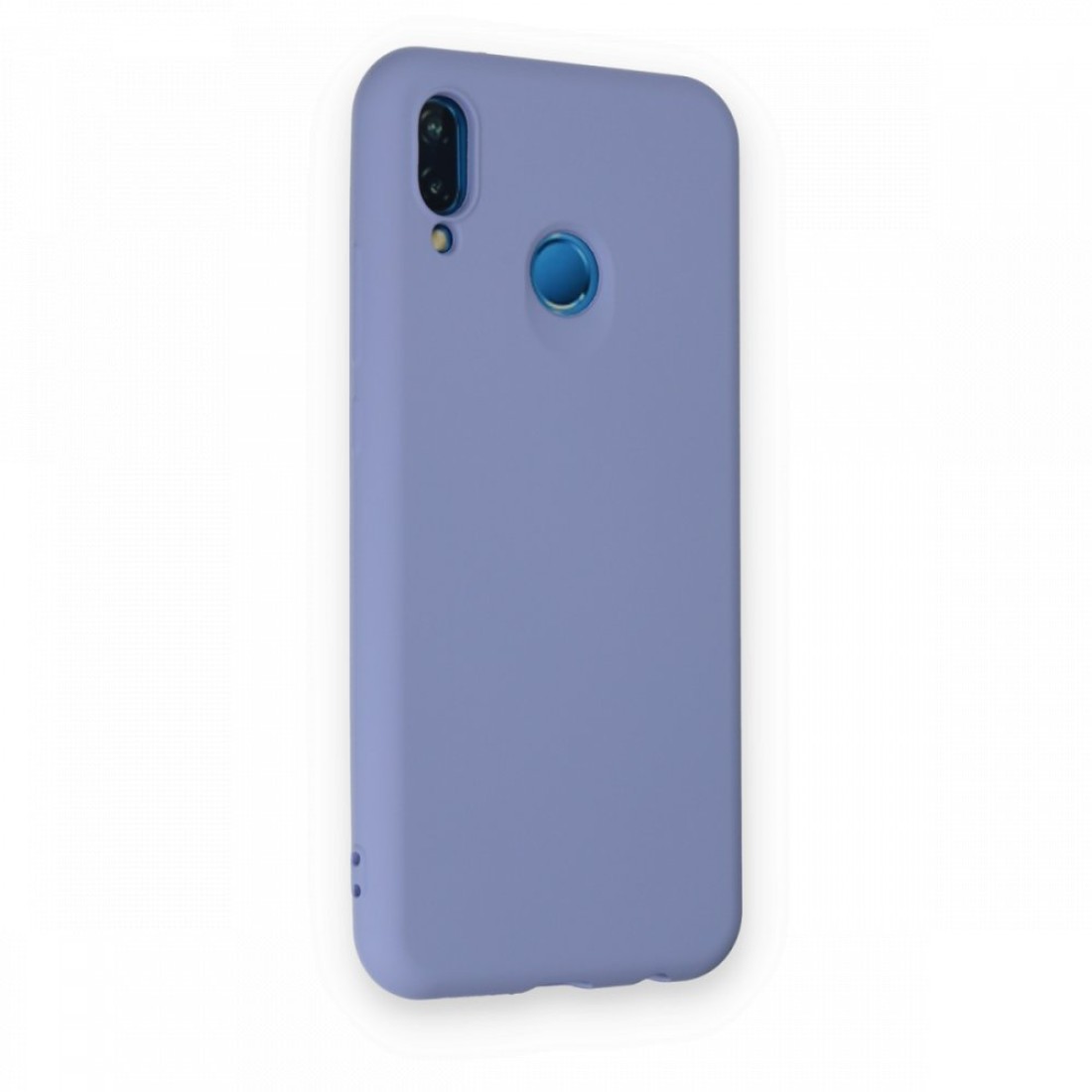  Huawei P20 Lite Kılıf Nano içi Kadife Silikon - Lila
