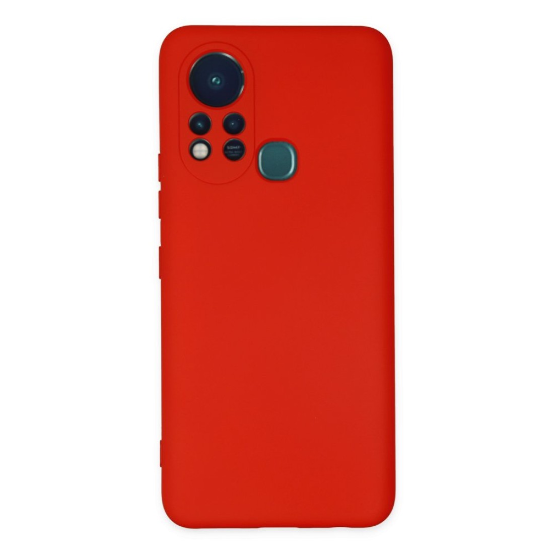  İnfinix Hot 11s Kılıf Nano içi Kadife Silikon - Kırmızı