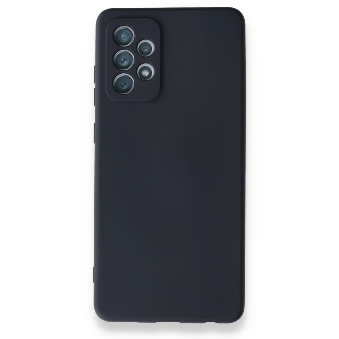  Samsung Galaxy A72 Kılıf Nano içi Kadife Silikon - Lacivert