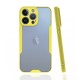 iPhone 13 Pro Max Kılıf Platin Silikon - Sarı iPhone 13 Pro Max Kılıf Platin Silikon - Sarı