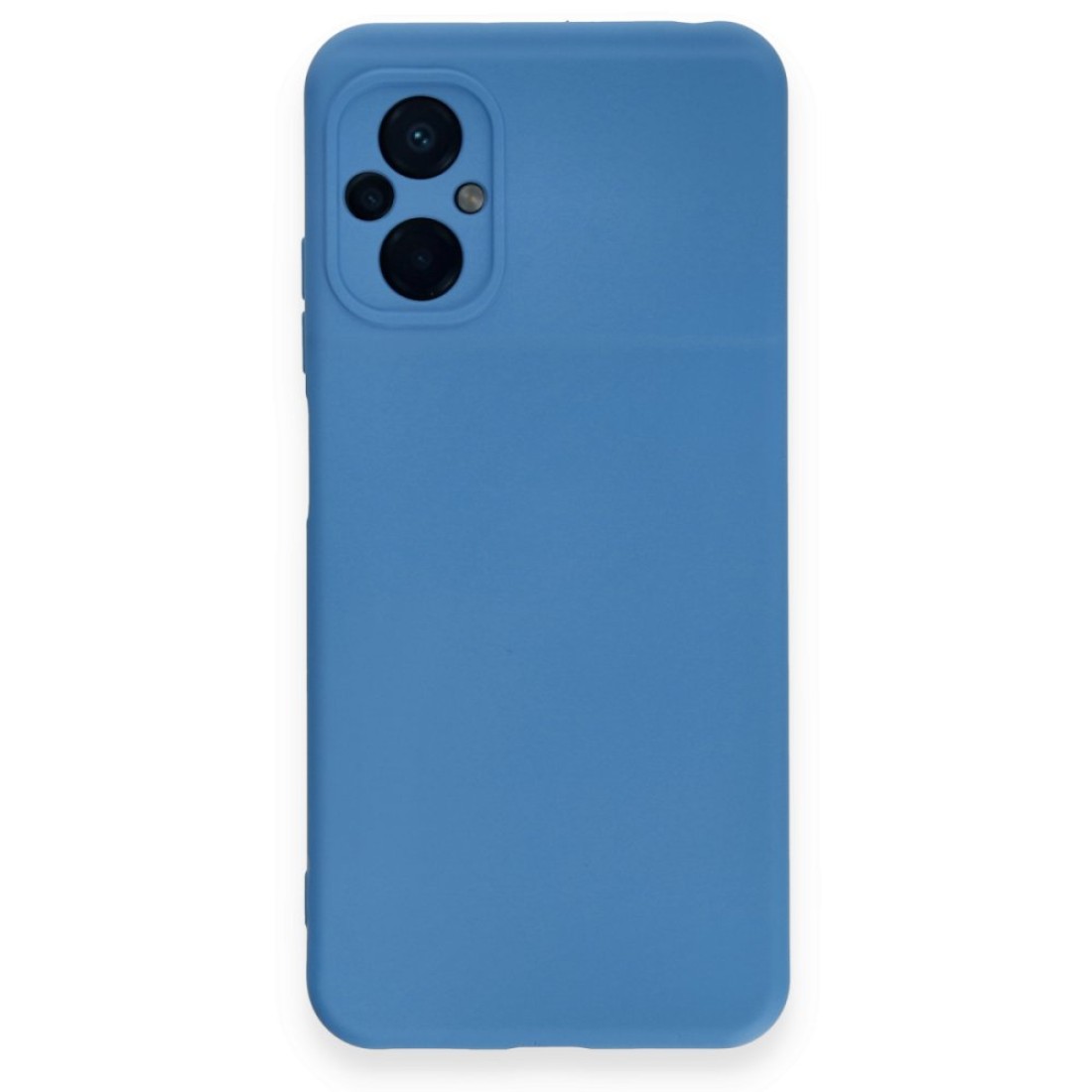  Xiaomi Poco M5 Kılıf Nano içi Kadife Silikon - Mavi