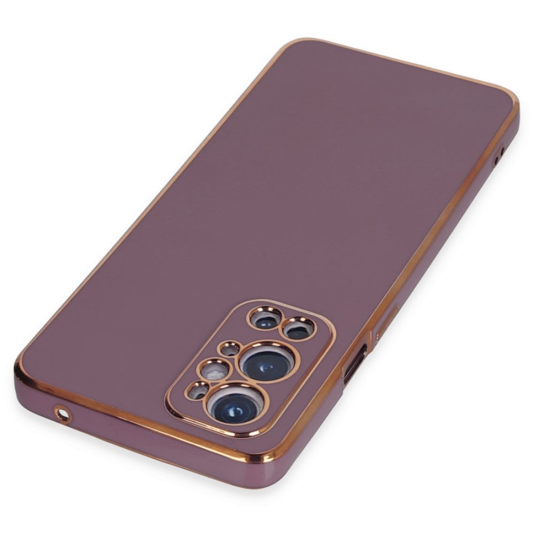  One Plus 9 Pro Kılıf Volet Silikon - Mor