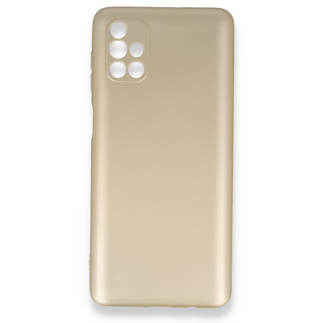  Samsung Galaxy M51 Kılıf First Silikon - Gold