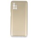  Samsung Galaxy M51 Kılıf First Silikon - Gold
