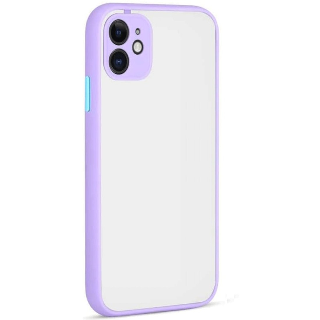 iPhone 12 Kılıf Montreal Silikon Kapak - Mor