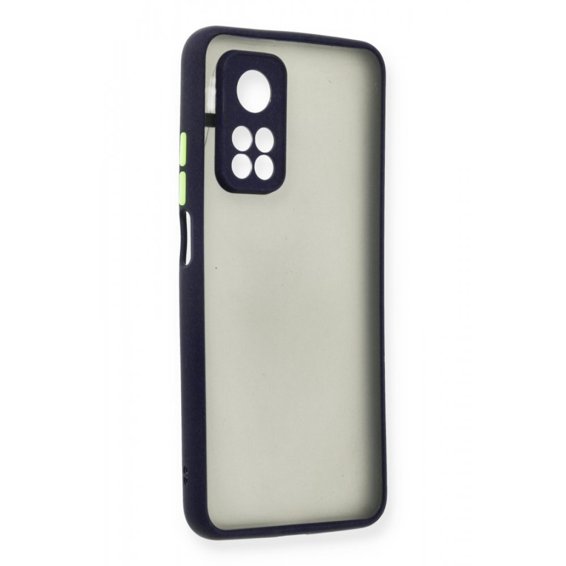  Xiaomi Mi 10T Pro Kılıf Montreal Silikon Kapak - Lacivert