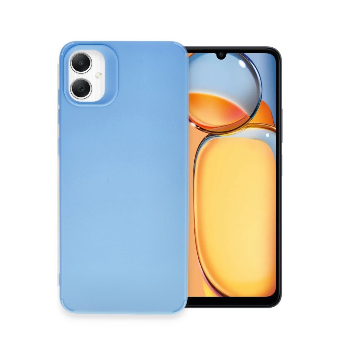  Samsung Galaxy A05 Kılıf Petro Silikon - Mavi