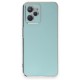  Realme C35 Kılıf Volet Silikon - Açık Yeşil