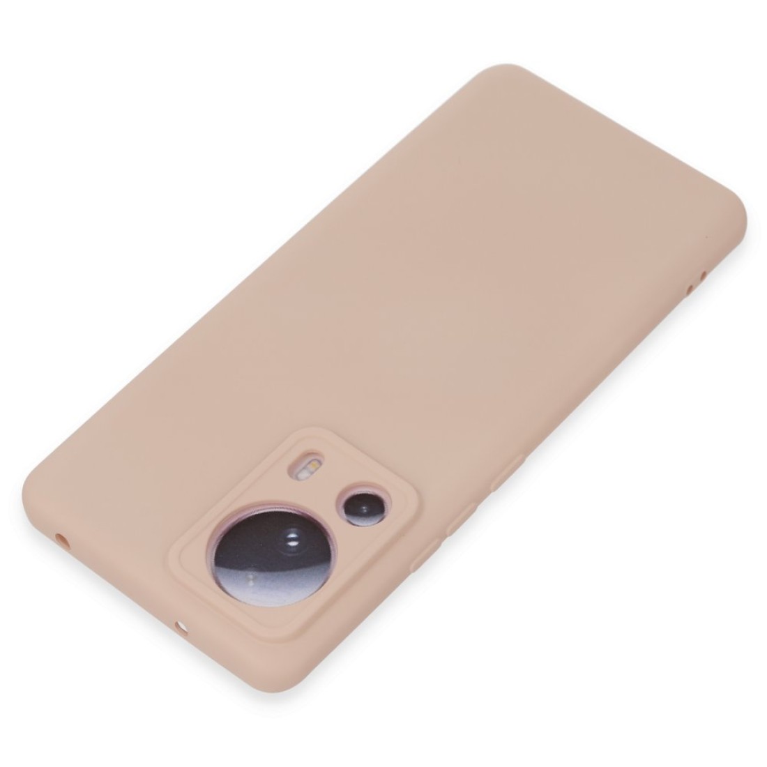  Xiaomi Mi 13 Lite Kılıf Nano içi Kadife Silikon - Pudra