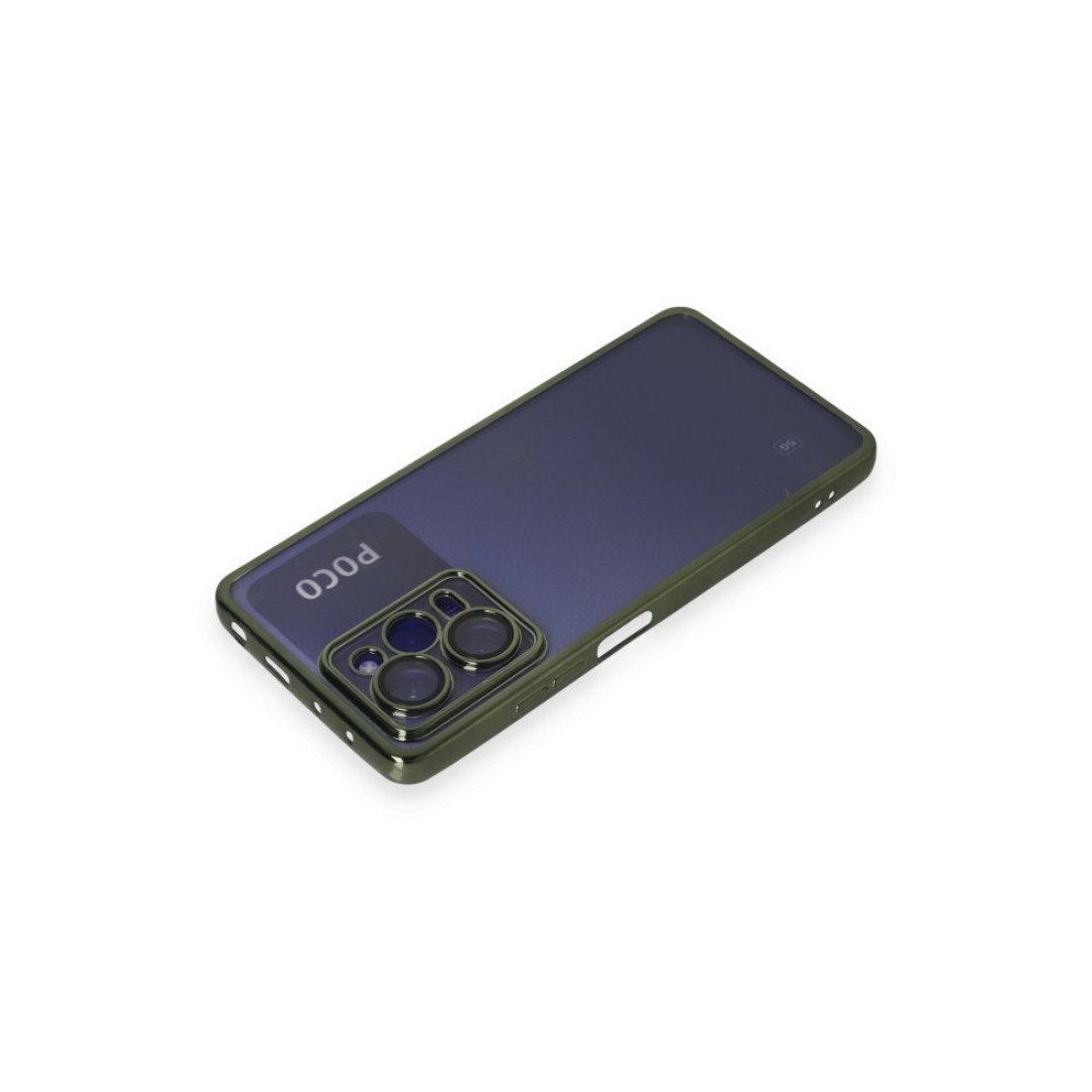  Xiaomi Poco X5 Pro 5G Kılıf Razer Lensli Silikon - Yeşil