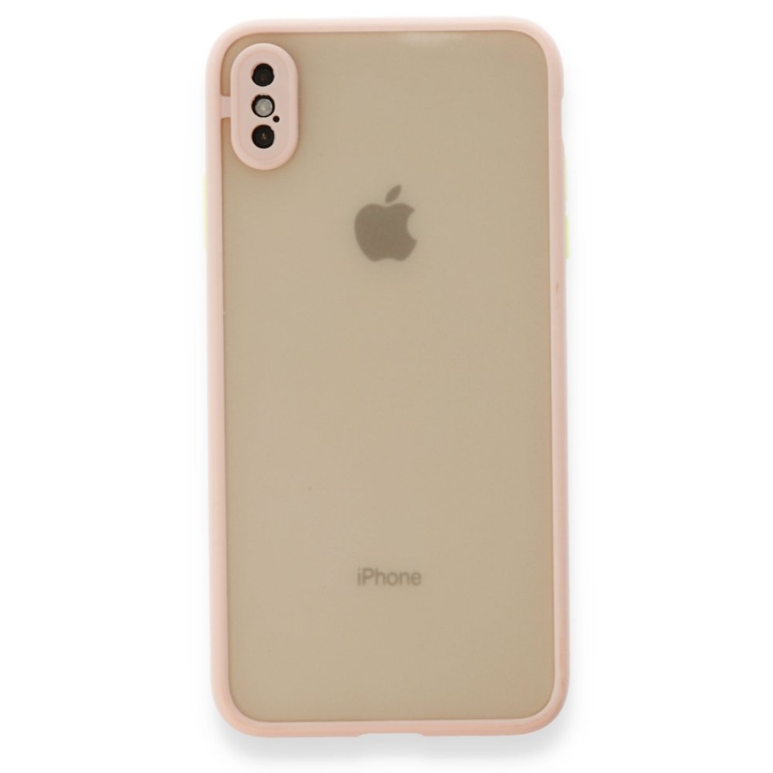  iPhone X Kılıf Montreal Silikon Kapak - Pembe