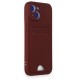 iPhone 15 Kılıf Kelvin Kartvizitli Silikon - Bordo iPhone 15 Kılıf Kelvin Kartvizitli Silikon - Bordo