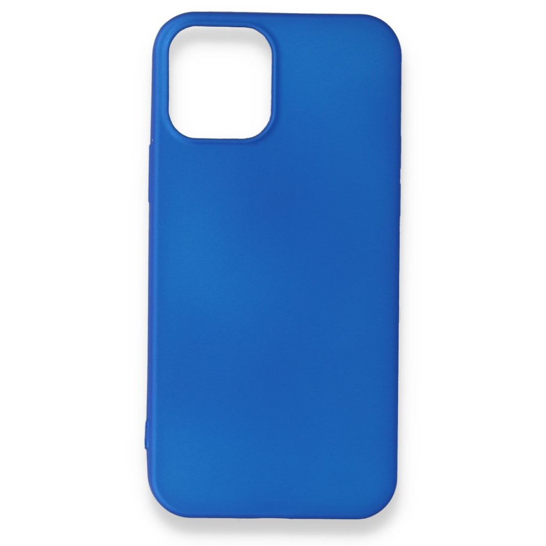  iPhone 12 Kılıf First Silikon - Mavi
