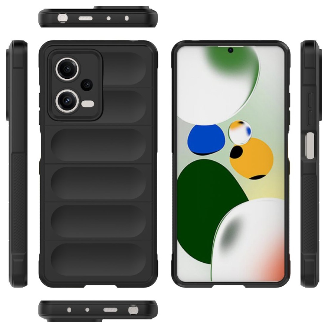  Xiaomi Poco X5 Pro 5G Kılıf Optimum Silikon - Siyah