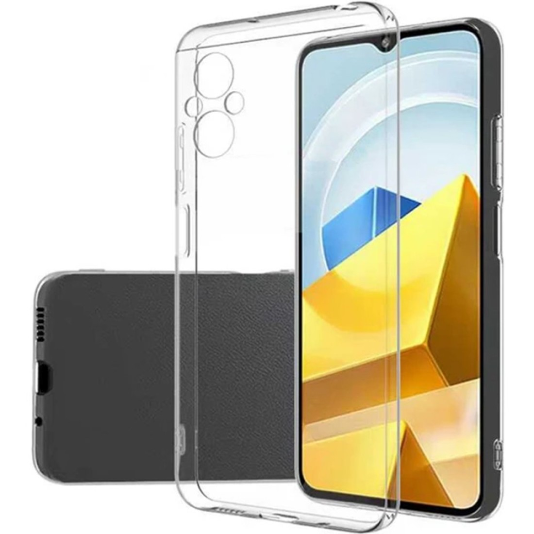  Xiaomi Poco M5 Kılıf Lüx Şeffaf Silikon