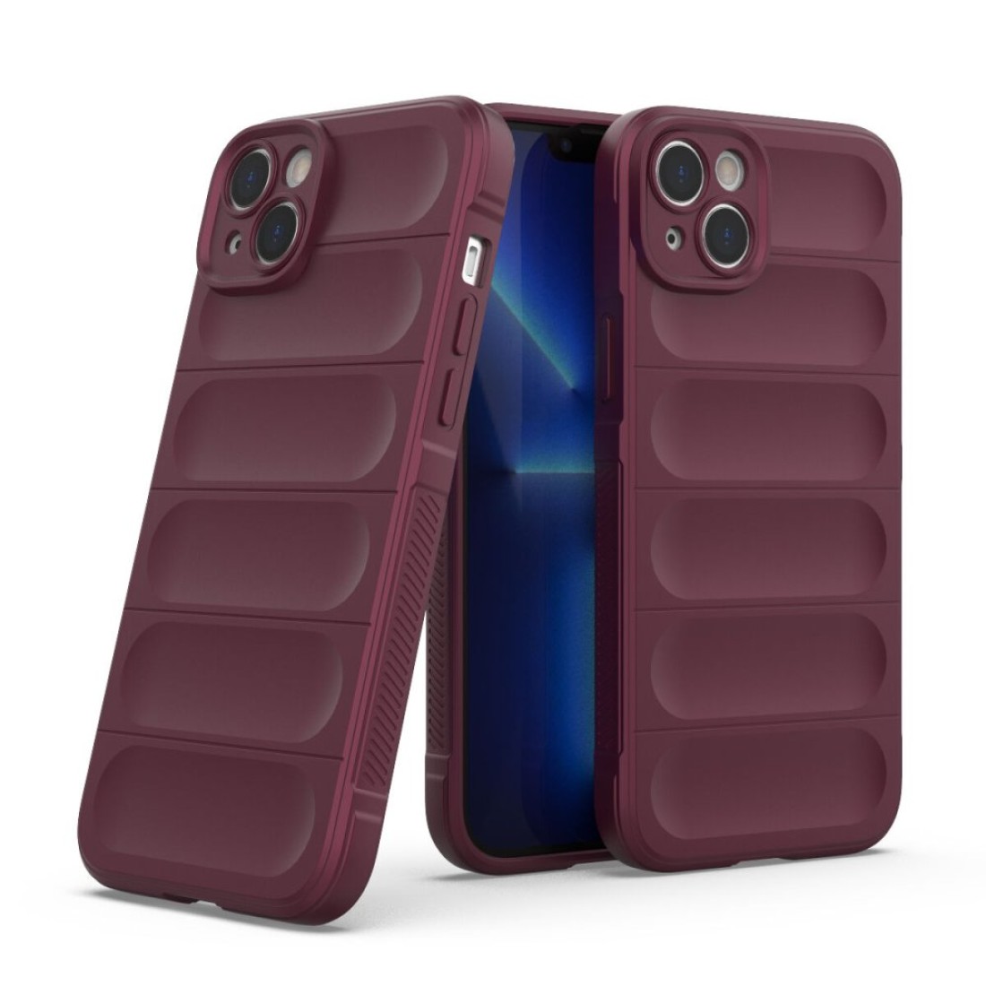  iPhone 15 Kılıf Optimum Silikon - Bordo