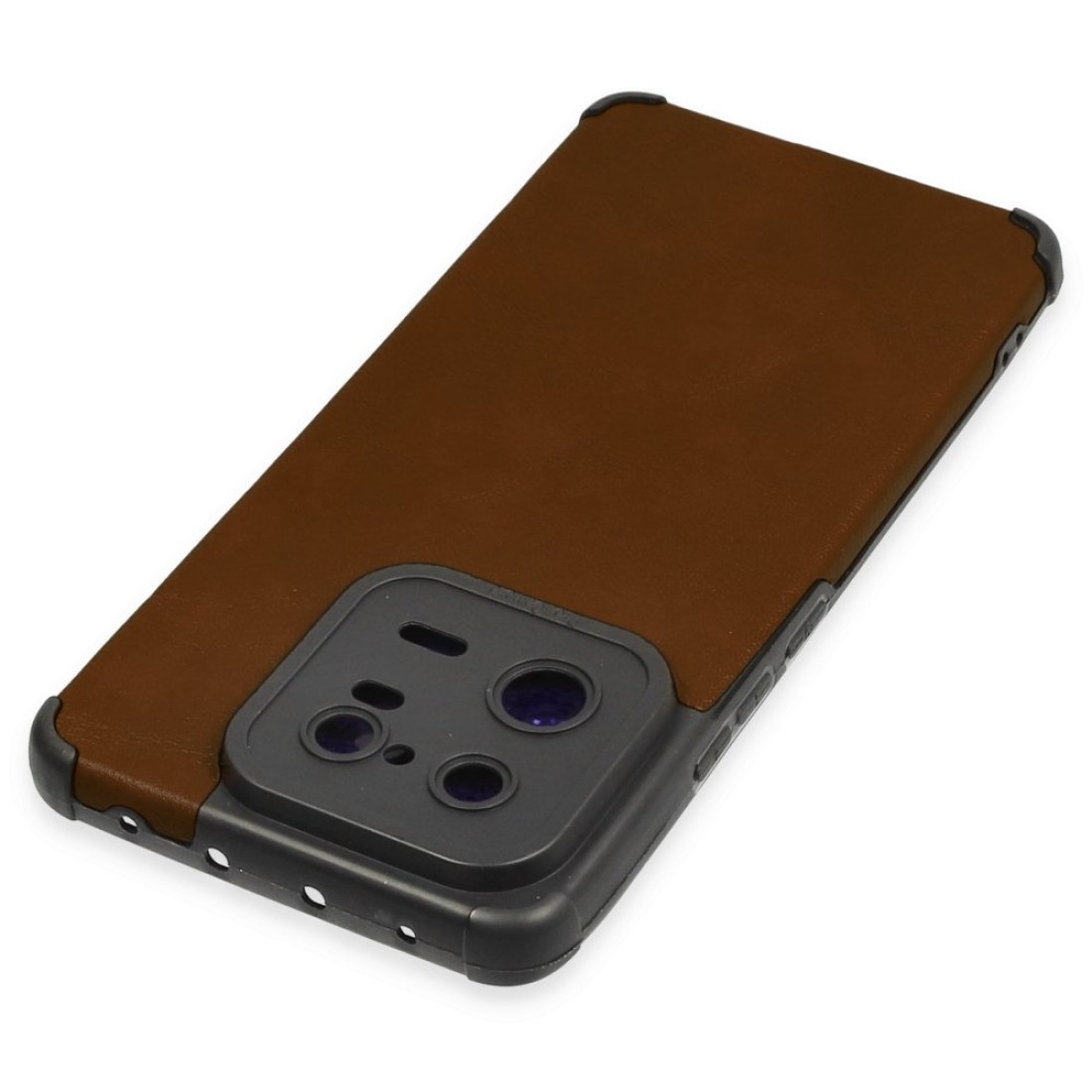 Xiaomi Mi 13 Pro Kılıf Loop Deri Silikon - Kahverengi Xiaomi Mi 13 Pro Kılıf Loop Deri Silikon - Kahverengi