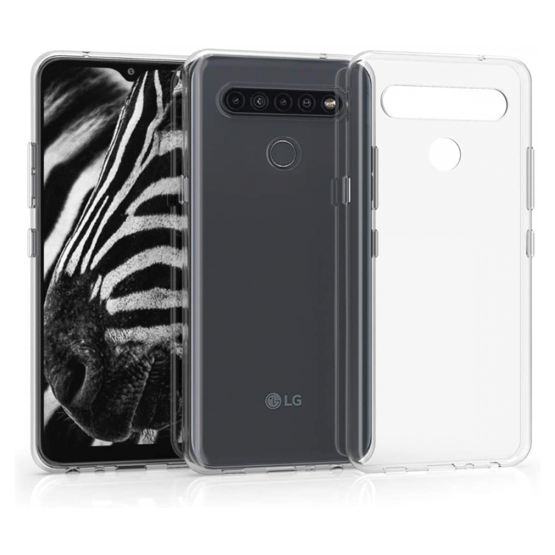 LG K41S Kılıf Lüx Şeffaf Silikon - Şeffaf LG K41S Kılıf Lüx Şeffaf Silikon - Şeffaf