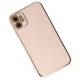 iPhone 12 Kılıf Volet Silikon - Pembe iPhone 12 Kılıf Volet Silikon - Pembe