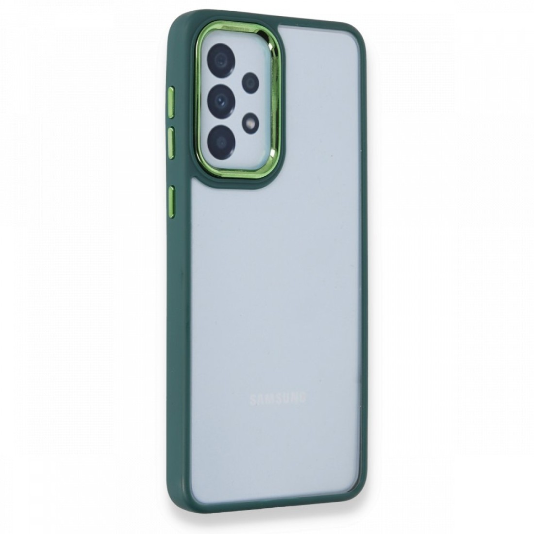  Samsung Galaxy A23 4G Kılıf Dora Kapak - Haki Yeşil