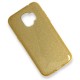  Samsung Galaxy J2 Core Kılıf Simli Katmanlı Silikon - Gold
