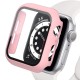 Apple Watch 44mm Camlı Kasa Ekran Koruyucu - Rose Gold Apple Watch 44mm Camlı Kasa Ekran Koruyucu - Rose Gold