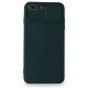 iPhone 7 Plus Kılıf Color Lens Silikon - Yeşil iPhone 7 Plus Kılıf Color Lens Silikon - Yeşil