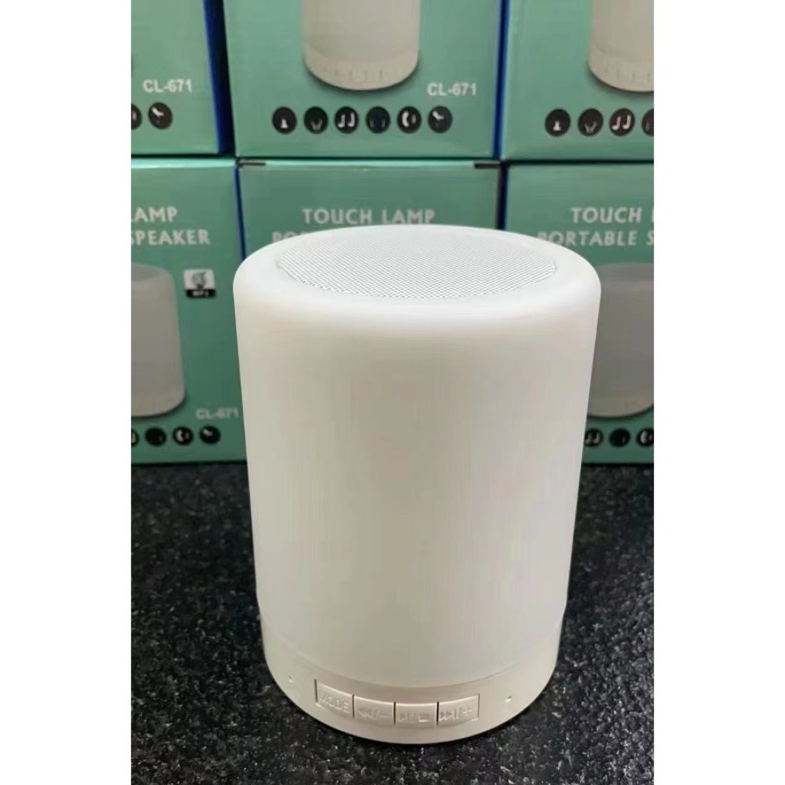 CL-671 Şarjlı Dokunmatik Gece Lambalı Bluetooth Hoparlör CL-671 Şarjlı Dokunmatik Gece Lambalı Bluetooth Hoparlör