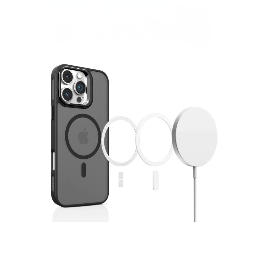 Joko iPhone 16 Plus Flet Lens Magsafe Kapak - Koyu Yeşil