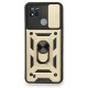 Realme C11 2021 Kılıf Pars Lens Yüzüklü Silikon - Gold Realme C11 2021 Kılıf Pars Lens Yüzüklü Silikon - Gold