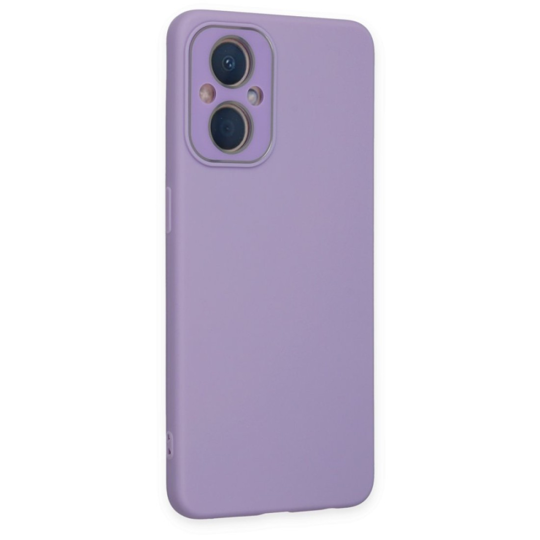  Oppo Reno 8 Lite Kılıf Lansman Glass Kapak - Lila