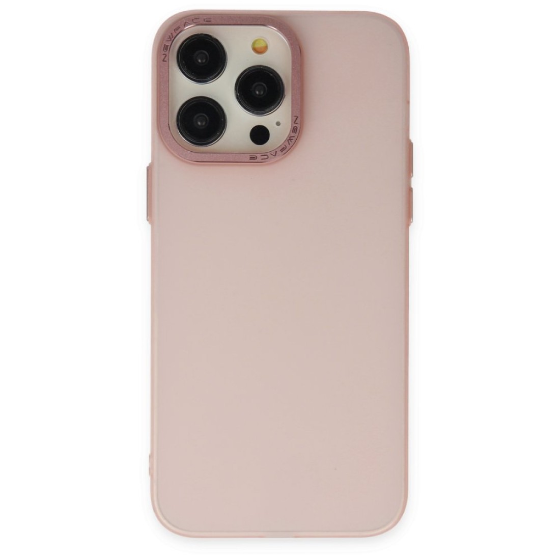  iPhone 14 Pro Kılıf Modos Metal Kapak - Pembe