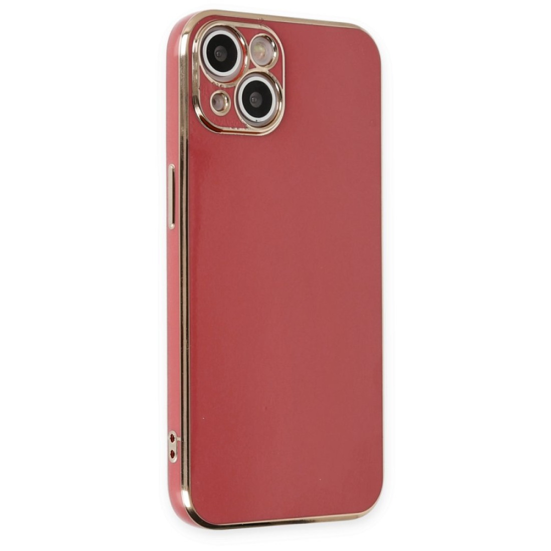  iPhone 14 Plus Kılıf Volet Silikon - Kırmızı