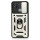 Realme C11 2021 Kılıf Pars Lens Yüzüklü Silikon - Gümüş Realme C11 2021 Kılıf Pars Lens Yüzüklü Silikon - Gümüş