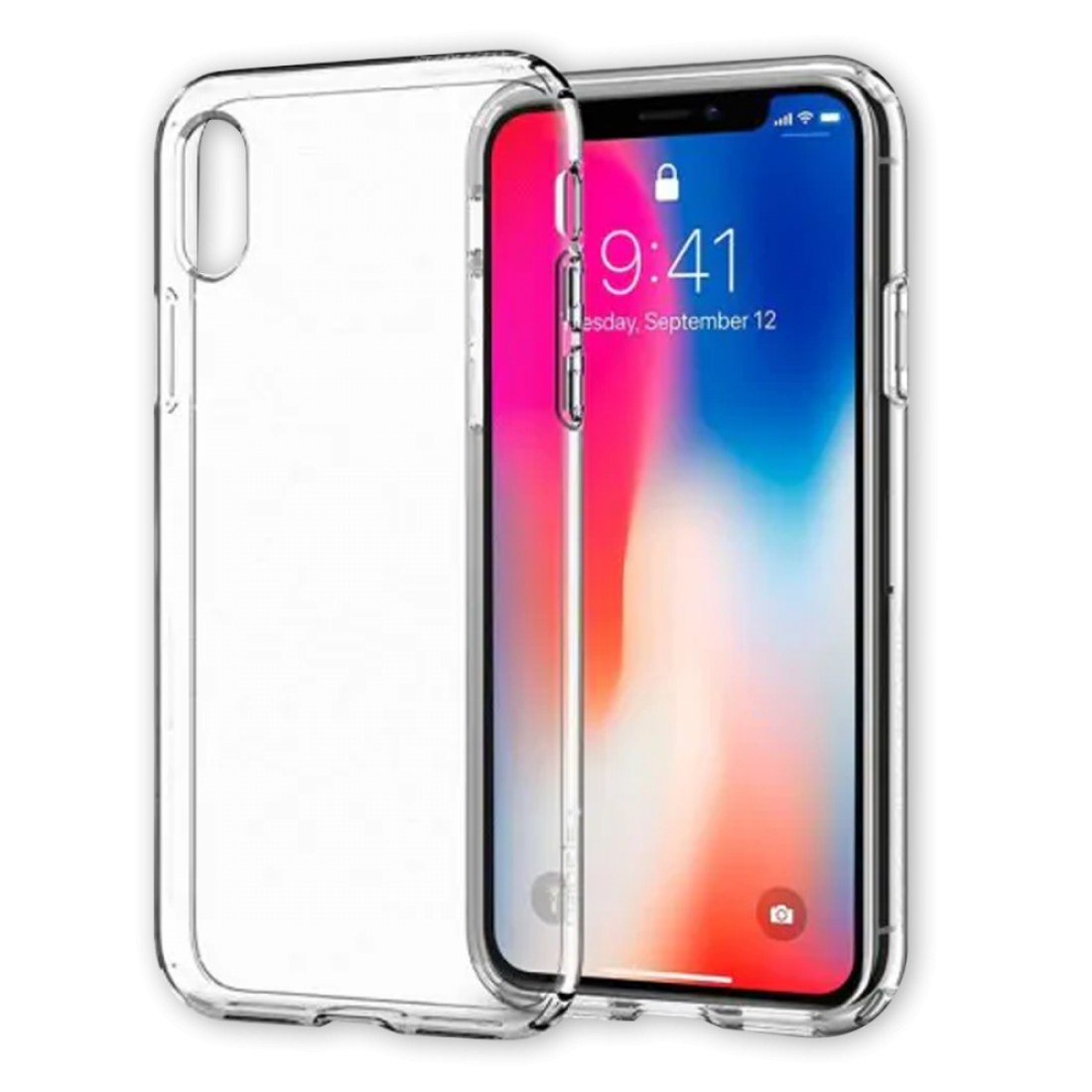  iPhone X Kılıf Lüx Şeffaf Silikon